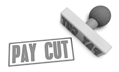 Pay cut